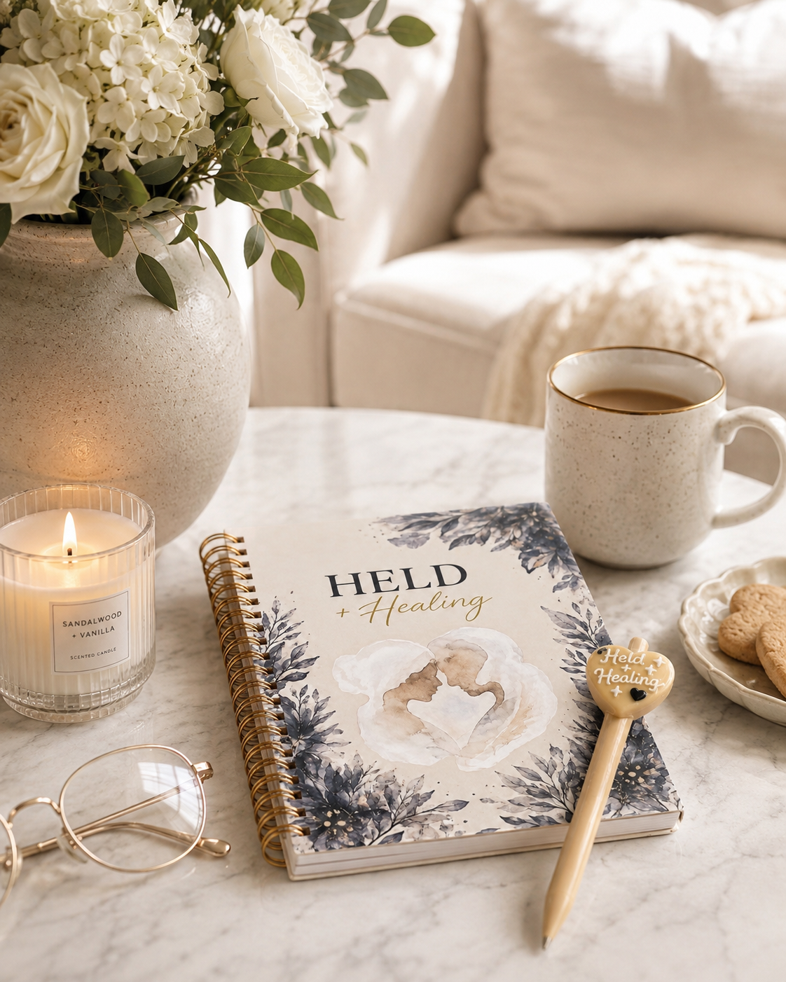 Held + Healing Couples Journal