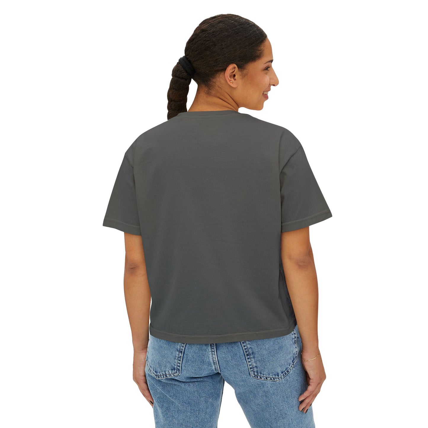 Women's Tee — "Together Since 2017" Anniversary Boxy Shirt