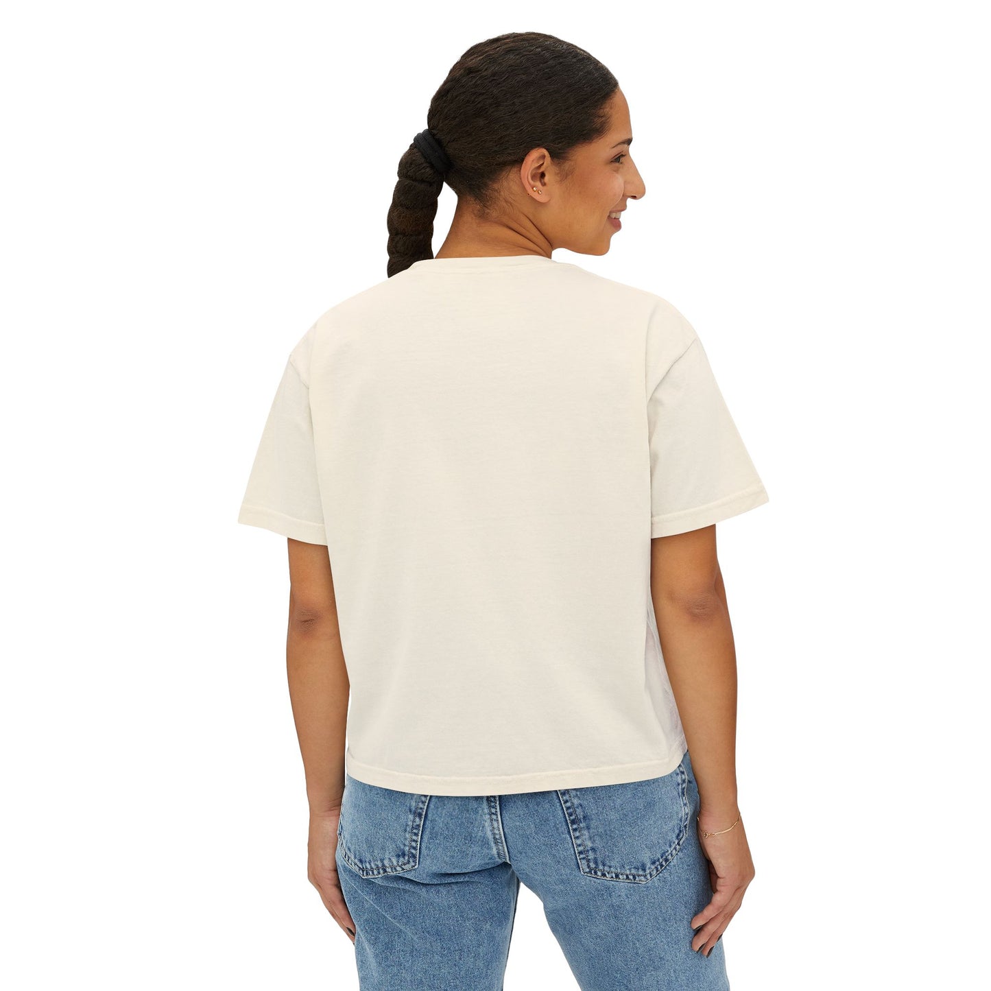 Women's Tee — "Together Since 2017" Anniversary Boxy Shirt