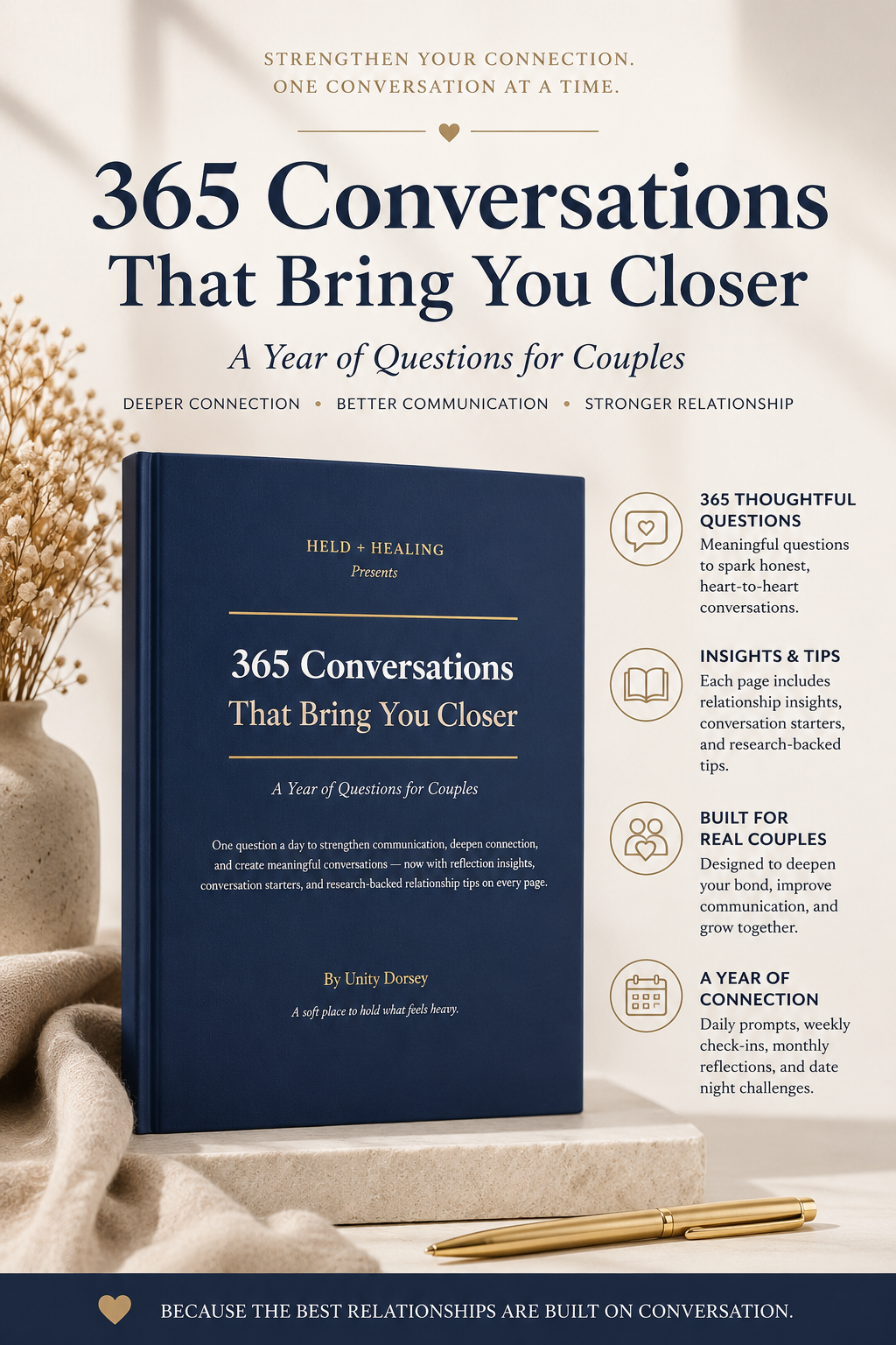 365 Conversations That Bring You Closer: A Year of Questions for Couples
