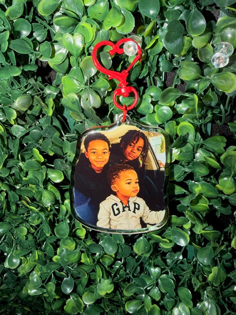 Custom Couples Cartoon Keychain 💕 | Personalized Photo Keychain Gift